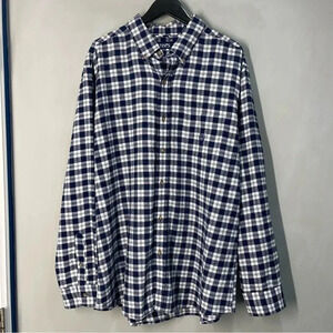 NWT Chaps Plaid Shirt 100% Cotton Men size XL
